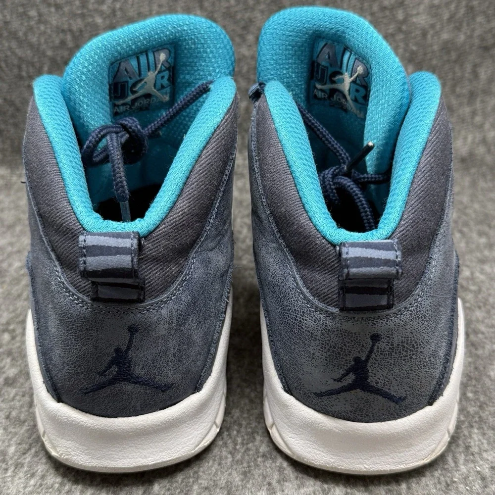 Air Jordan 10 Retro Los Angeles Mens Size 10.5 Basketball Shoes Blue 310805-404